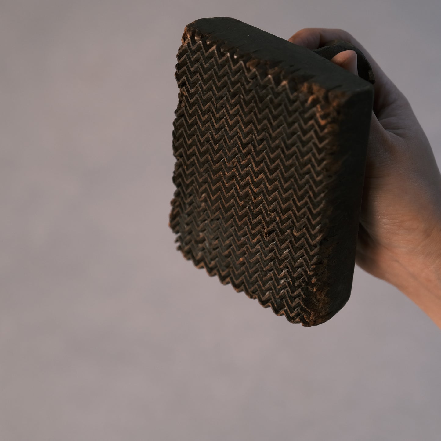 ブロックプリントの版木 - C / インド