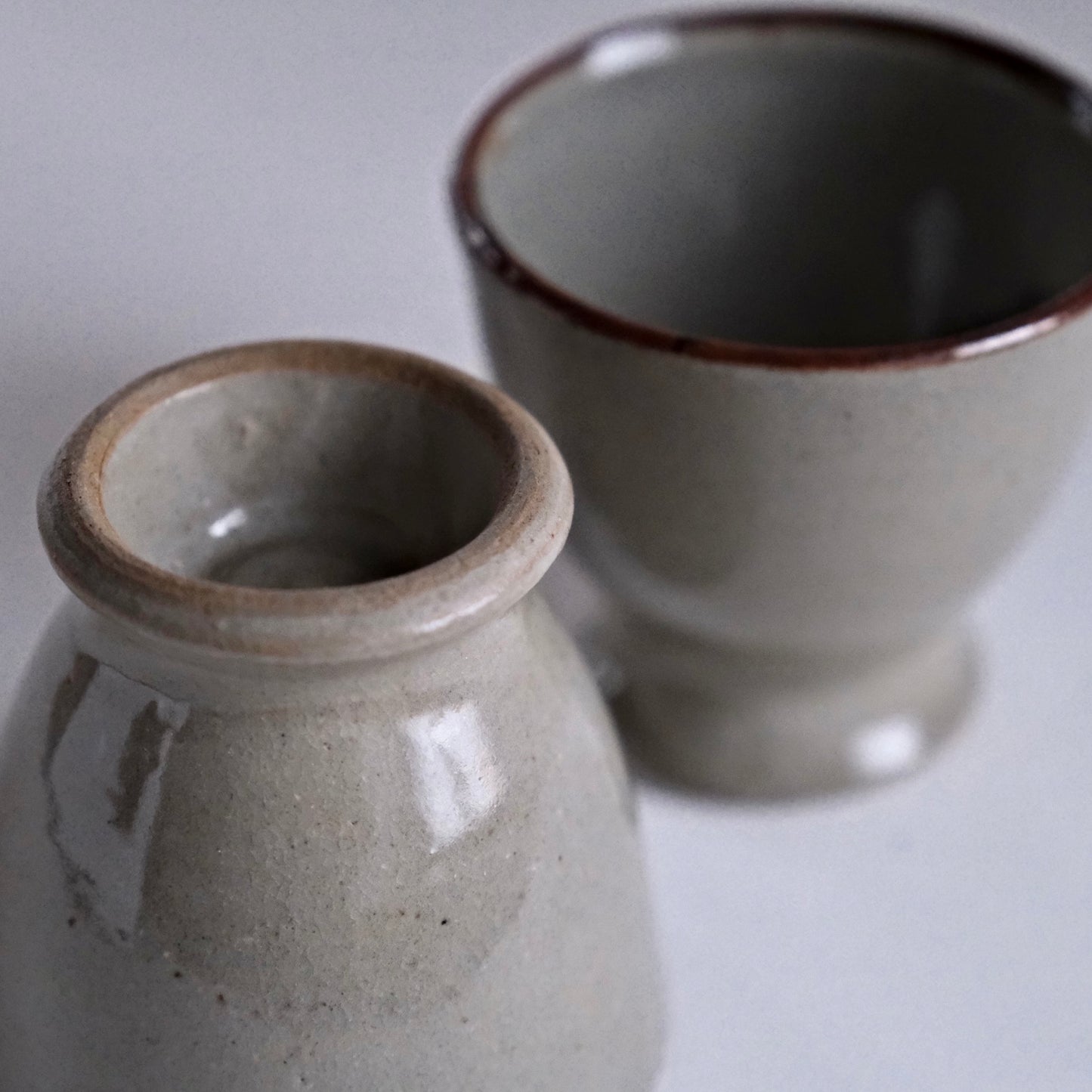 無地湯呑/羽島焼