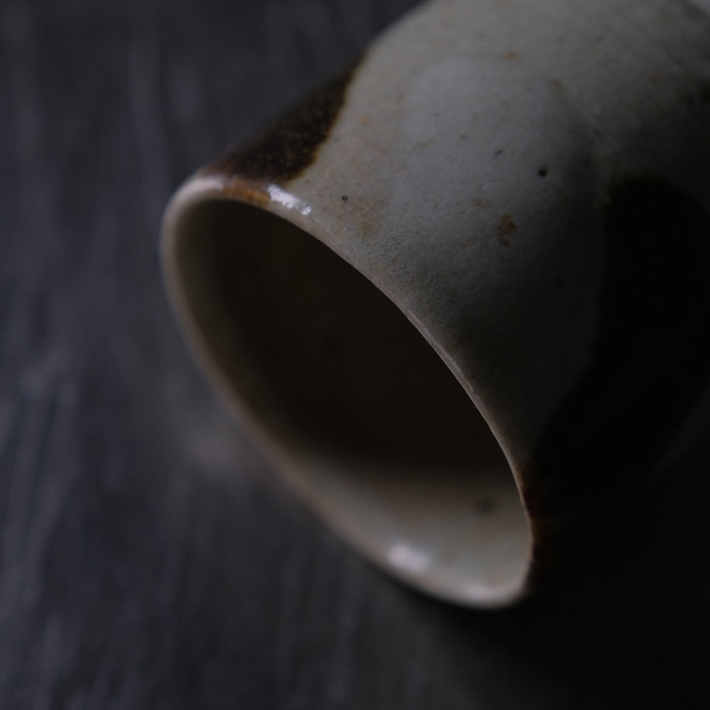 流掛湯呑 / 沖塩明樹(倉敷みなと窯)