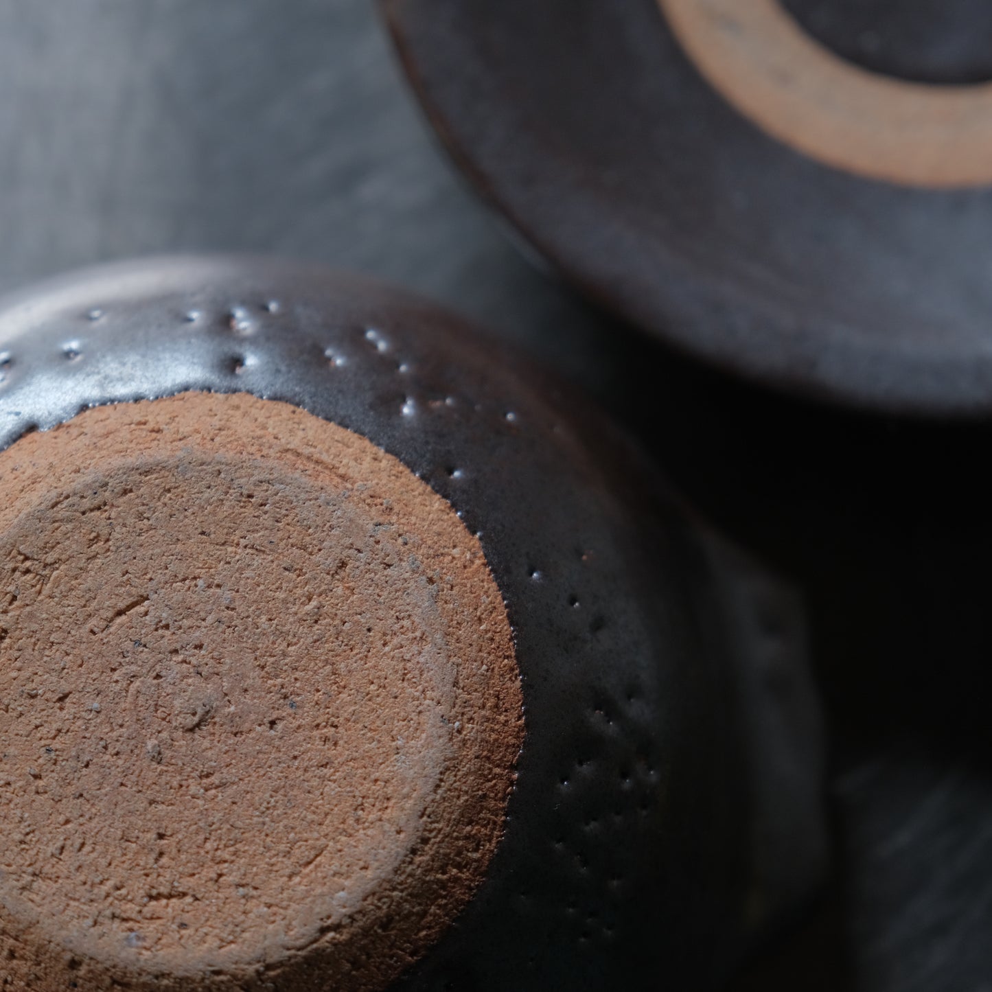 手付碗(ソーサー付き) / 沖塩明樹(倉敷みなと窯)