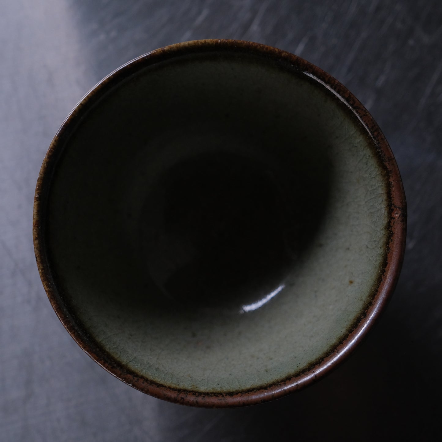 皮鯨五寸碗/ 沖塩明樹 (倉敷みなと窯)