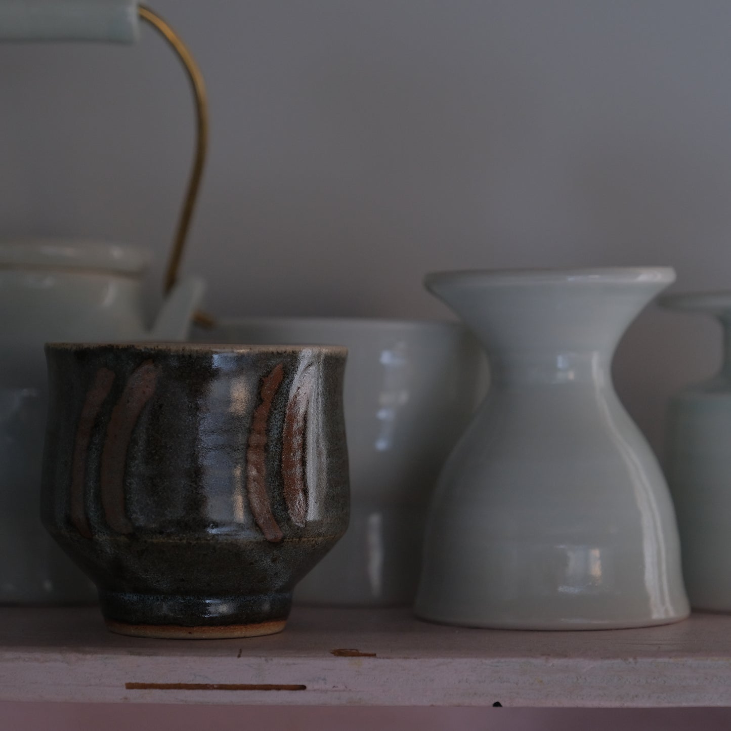 指描湯呑 / 羽島焼