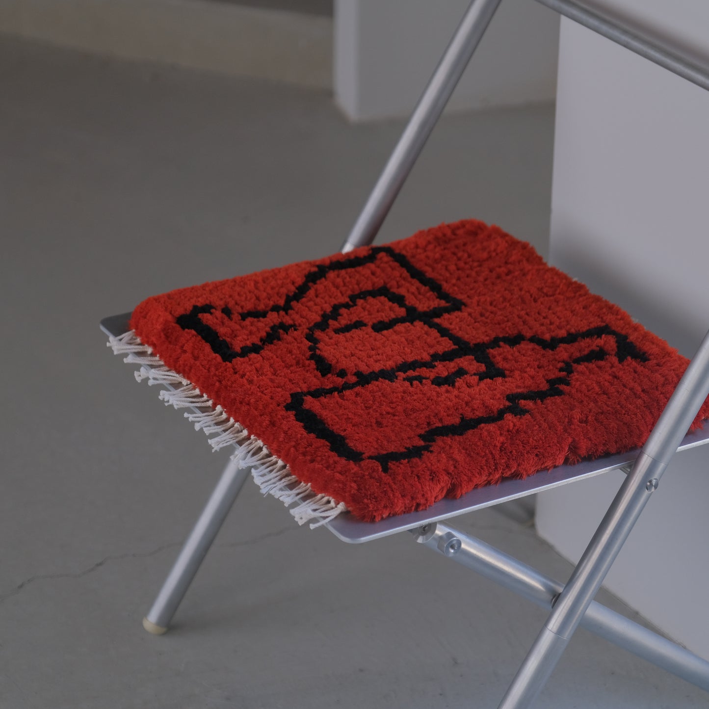 Knotting Chair Rug - shuki - / MISENOMA x Ueda Textile