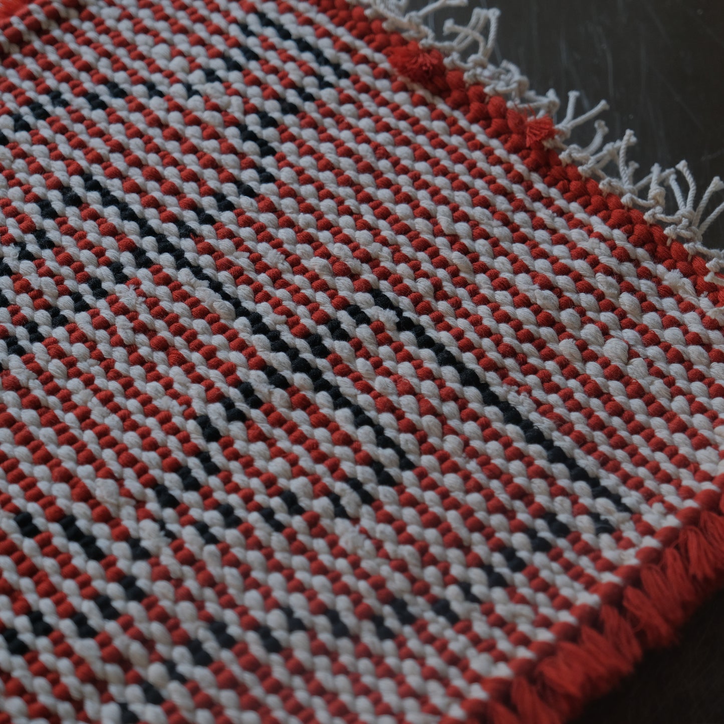 Knotting Chair Rug - shuki - / MISENOMA x Ueda Textile
