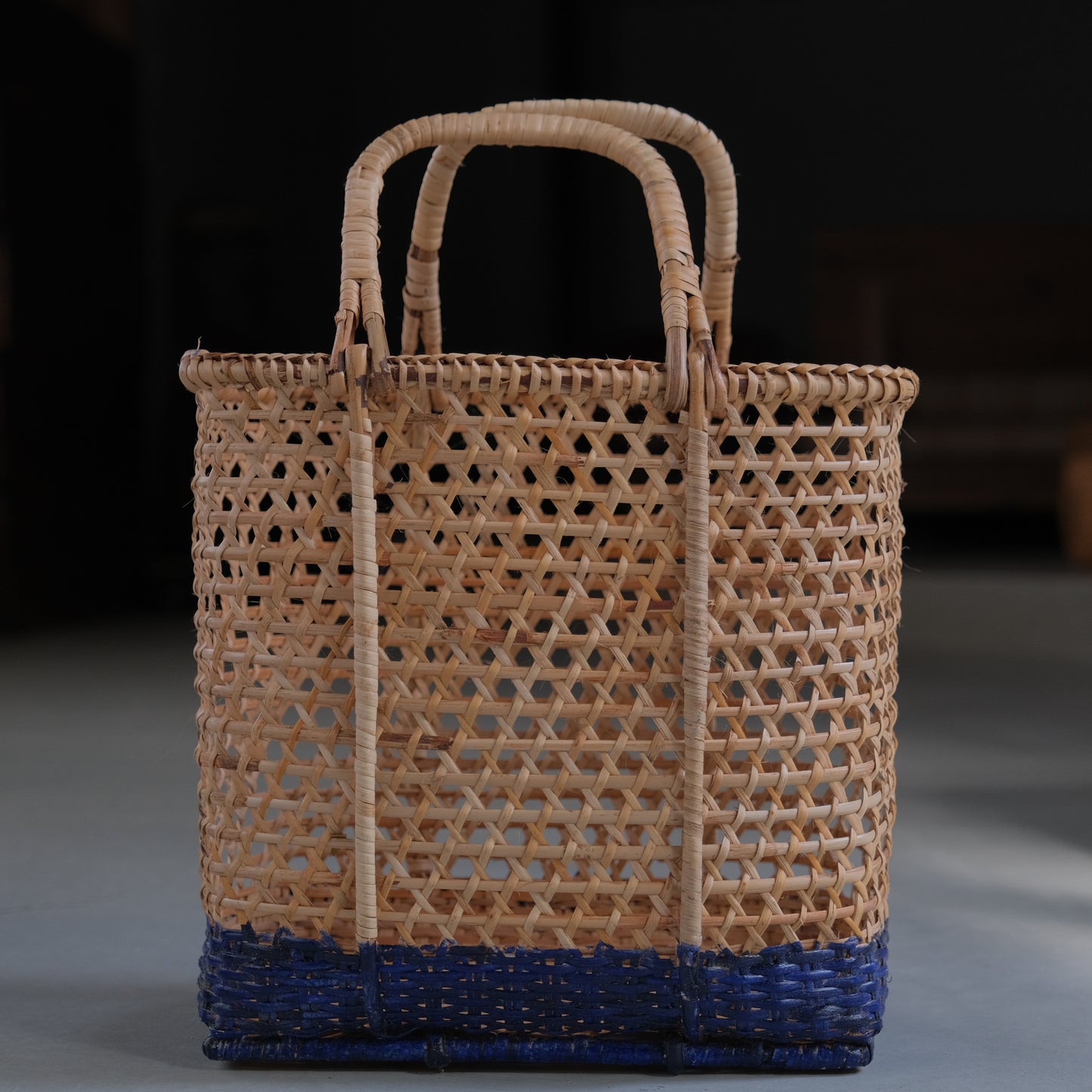 paint rattan basket - medium