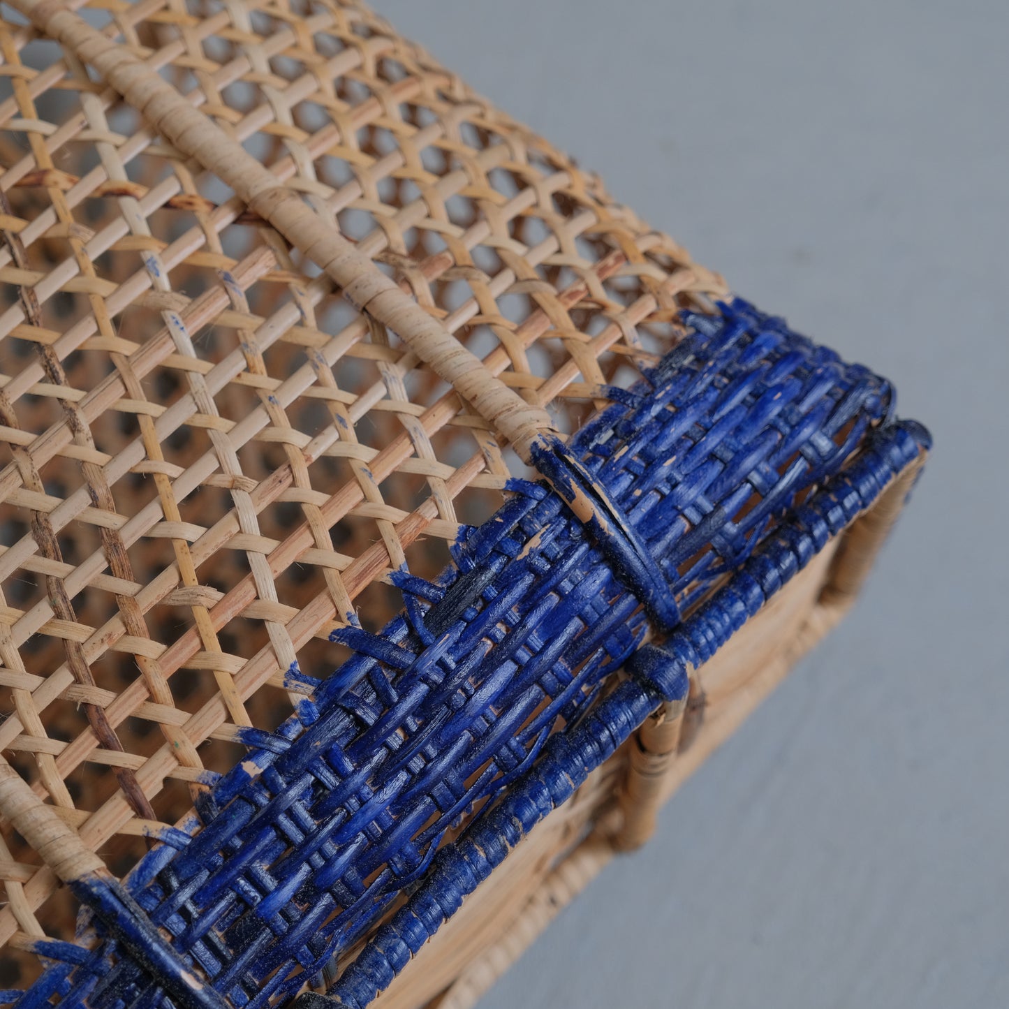 paint rattan basket - medium