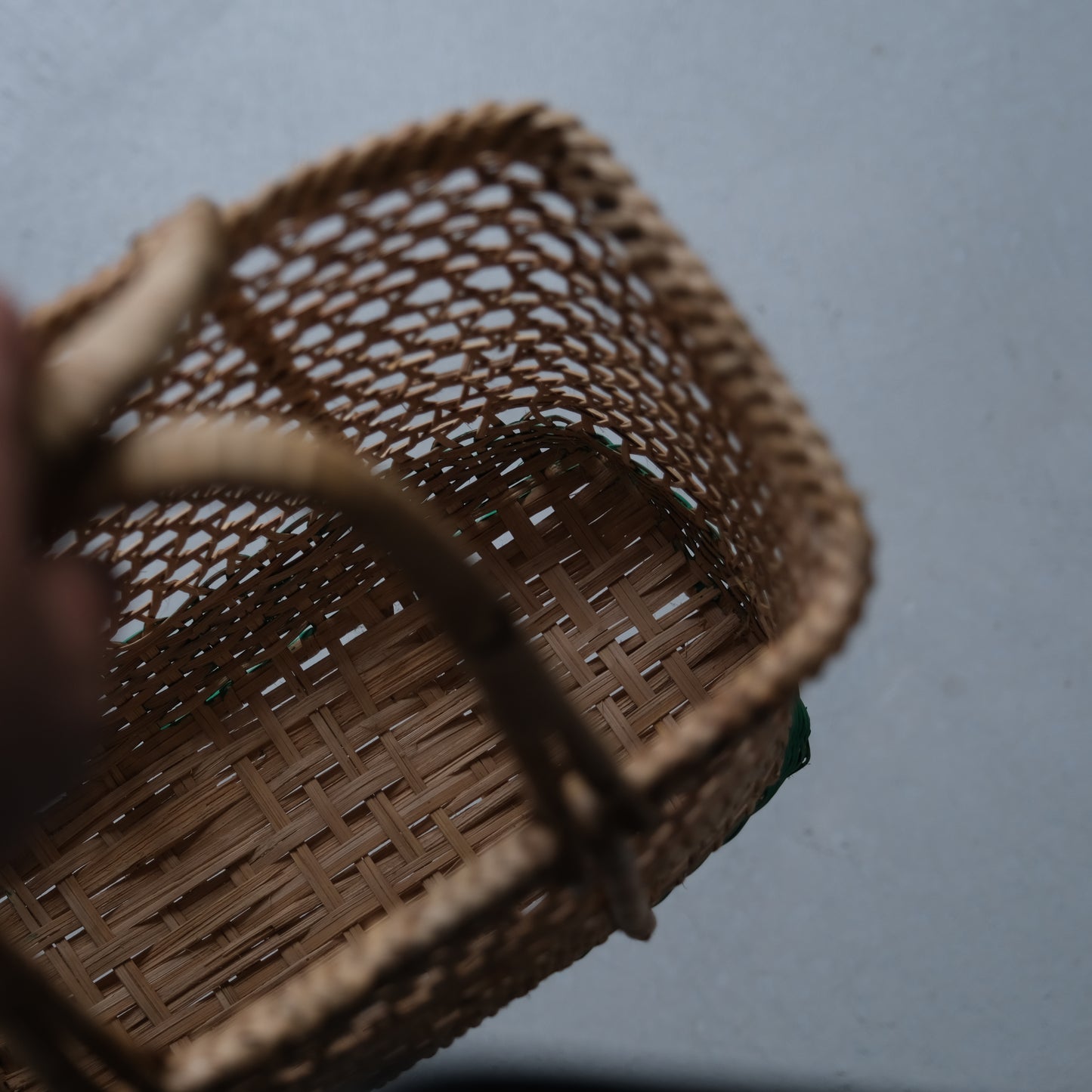 paint rattan basket - medium