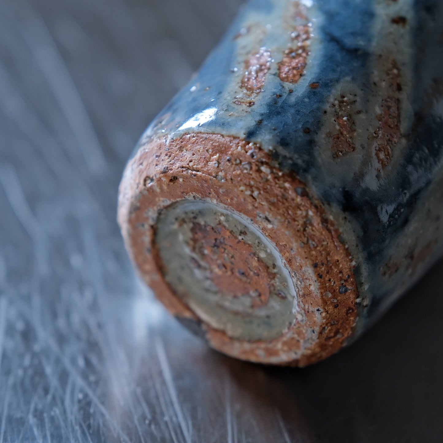 呉須釉指描マグ / 倉敷青木窯(三宅康太)