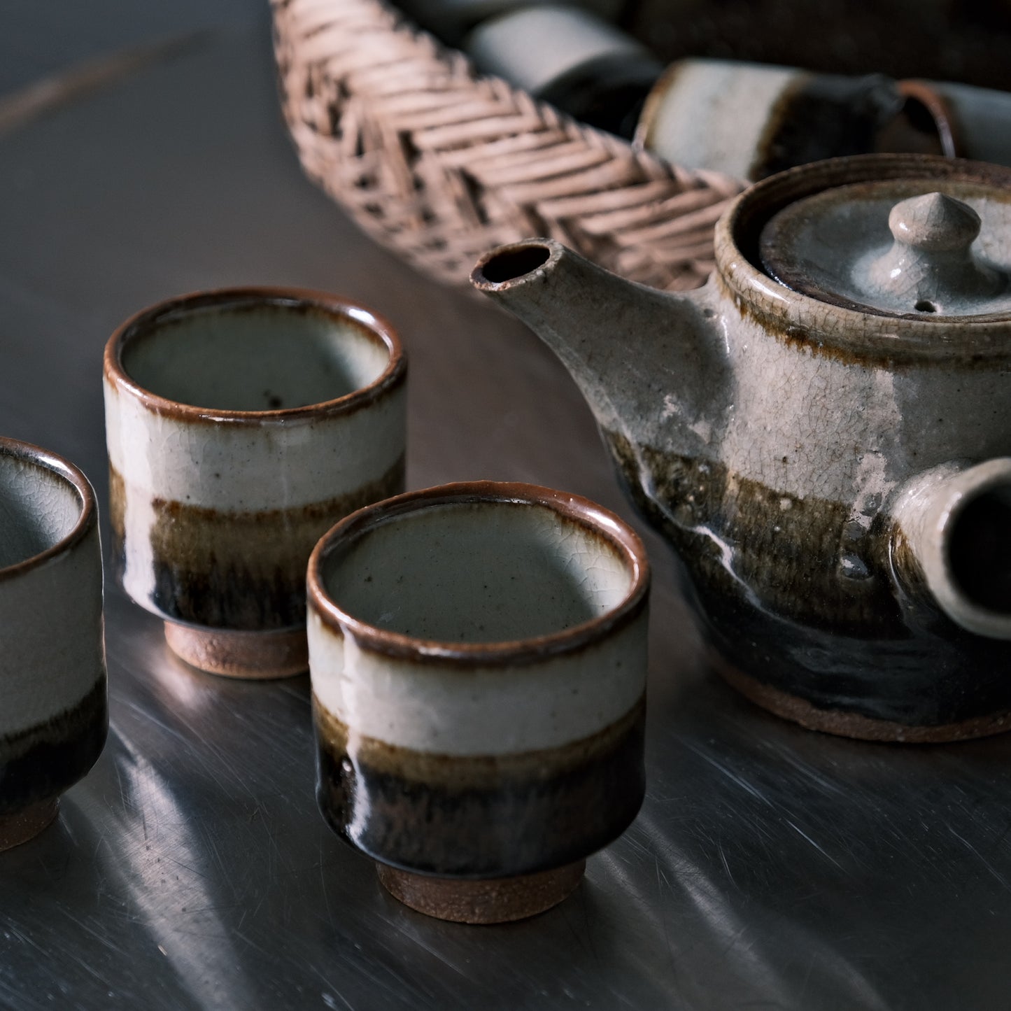 掛分湯呑/沖塩明樹(倉敷みなと窯)