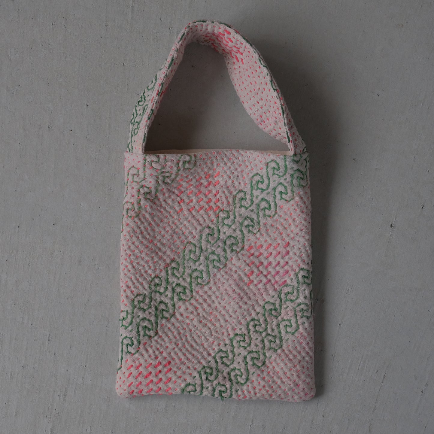 Vintage Quilt - One Handle Bag 001