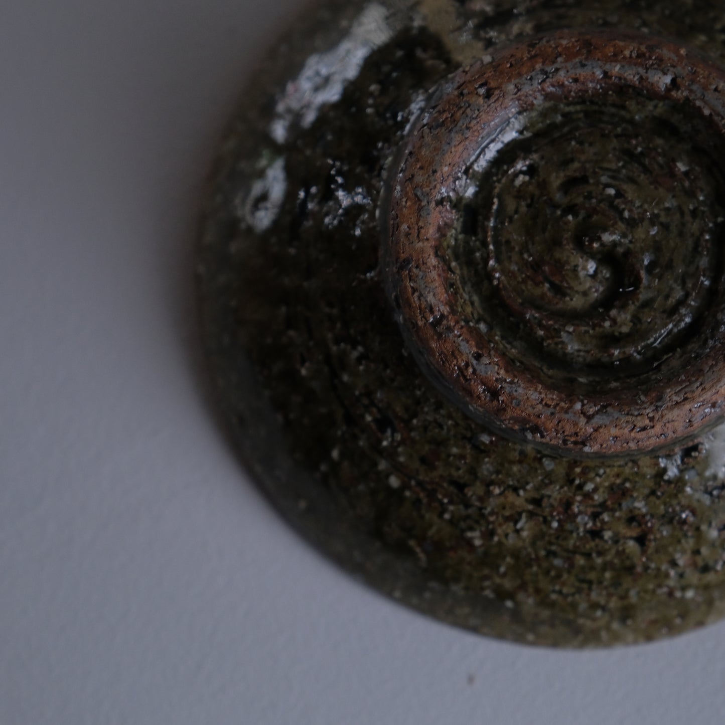 灰釉四寸皿 / 倉敷青木窯（三宅康太）