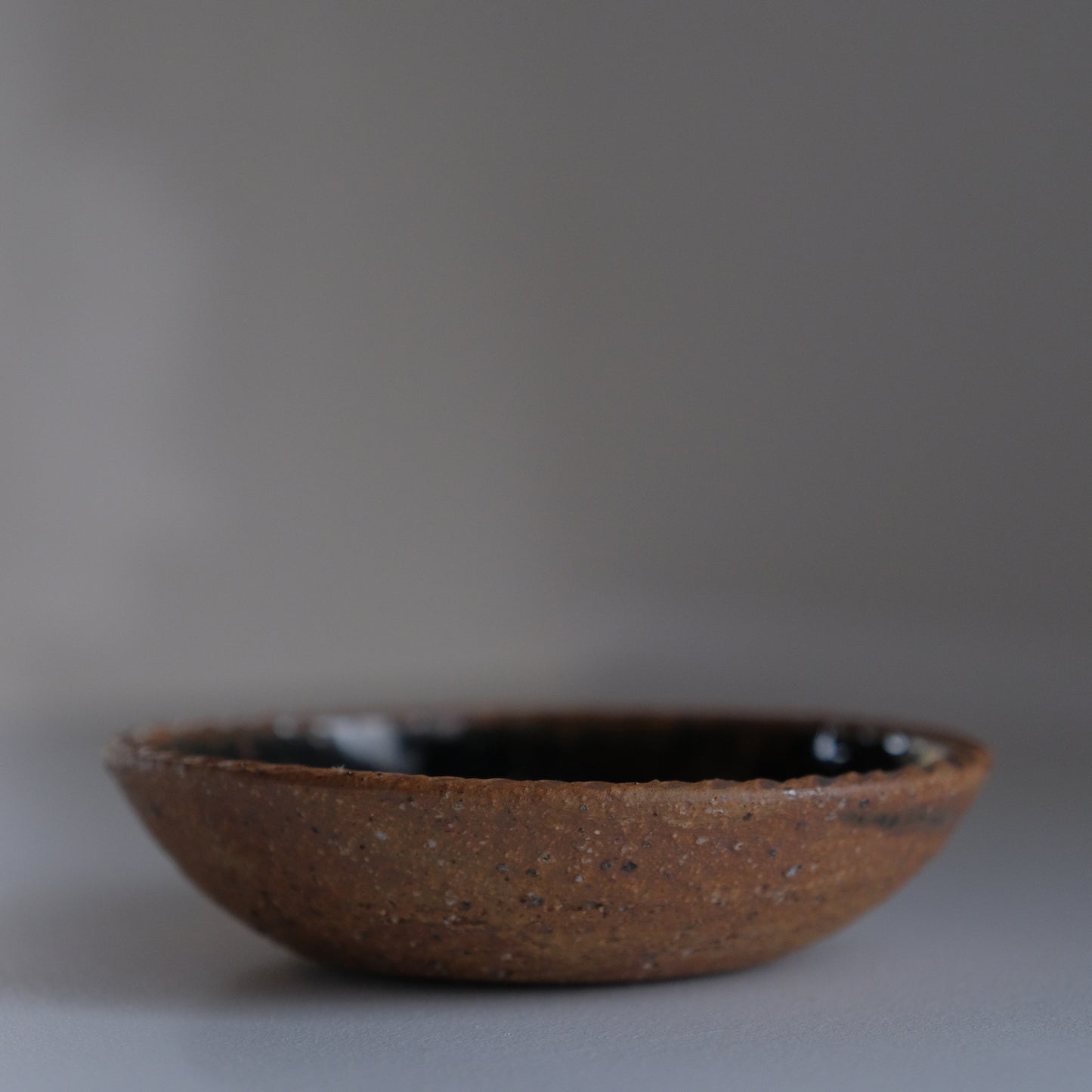 点打4.5寸皿 / 倉敷青木窯（三宅康太）