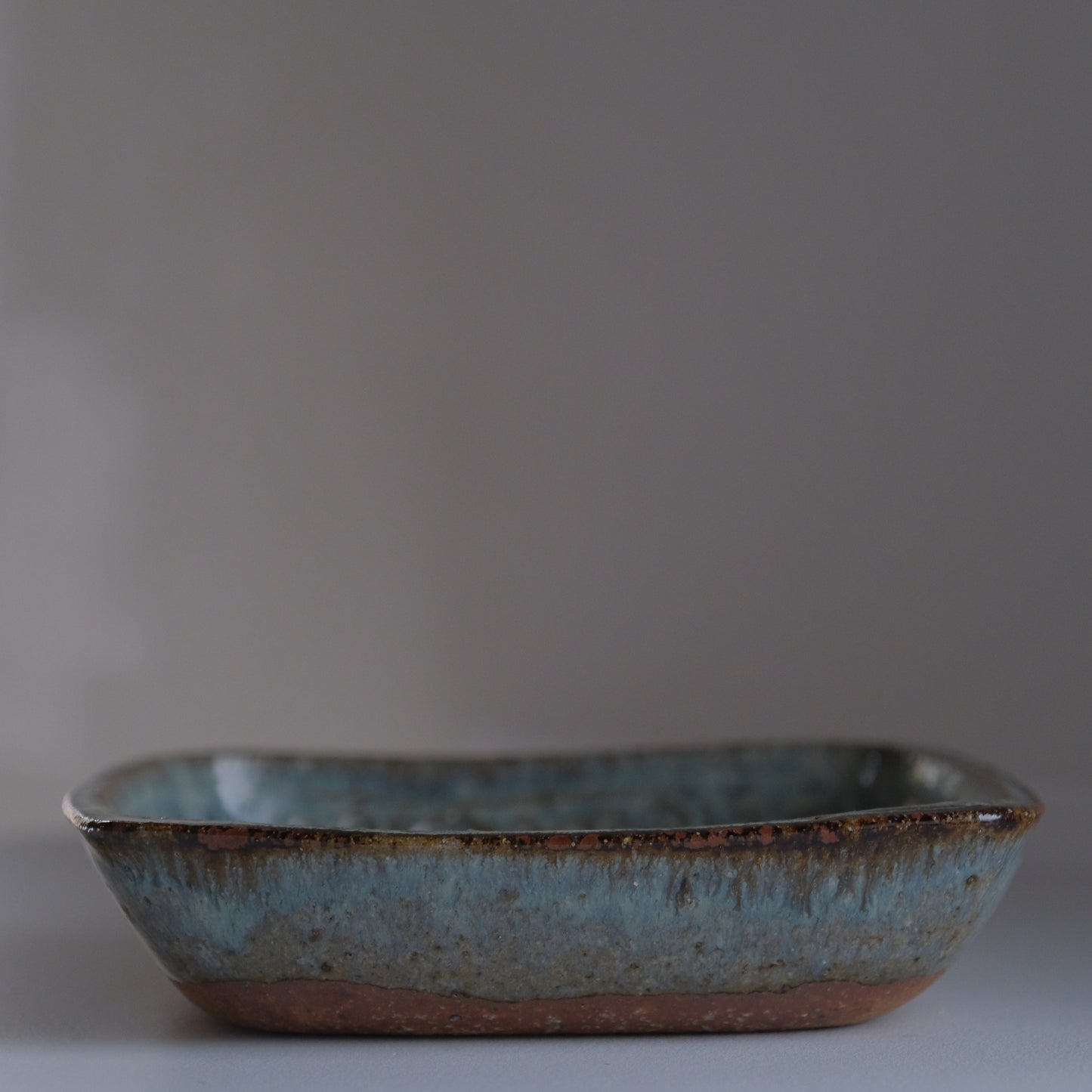 糠釉紋押角鉢 / 倉敷青木窯（三宅康太）