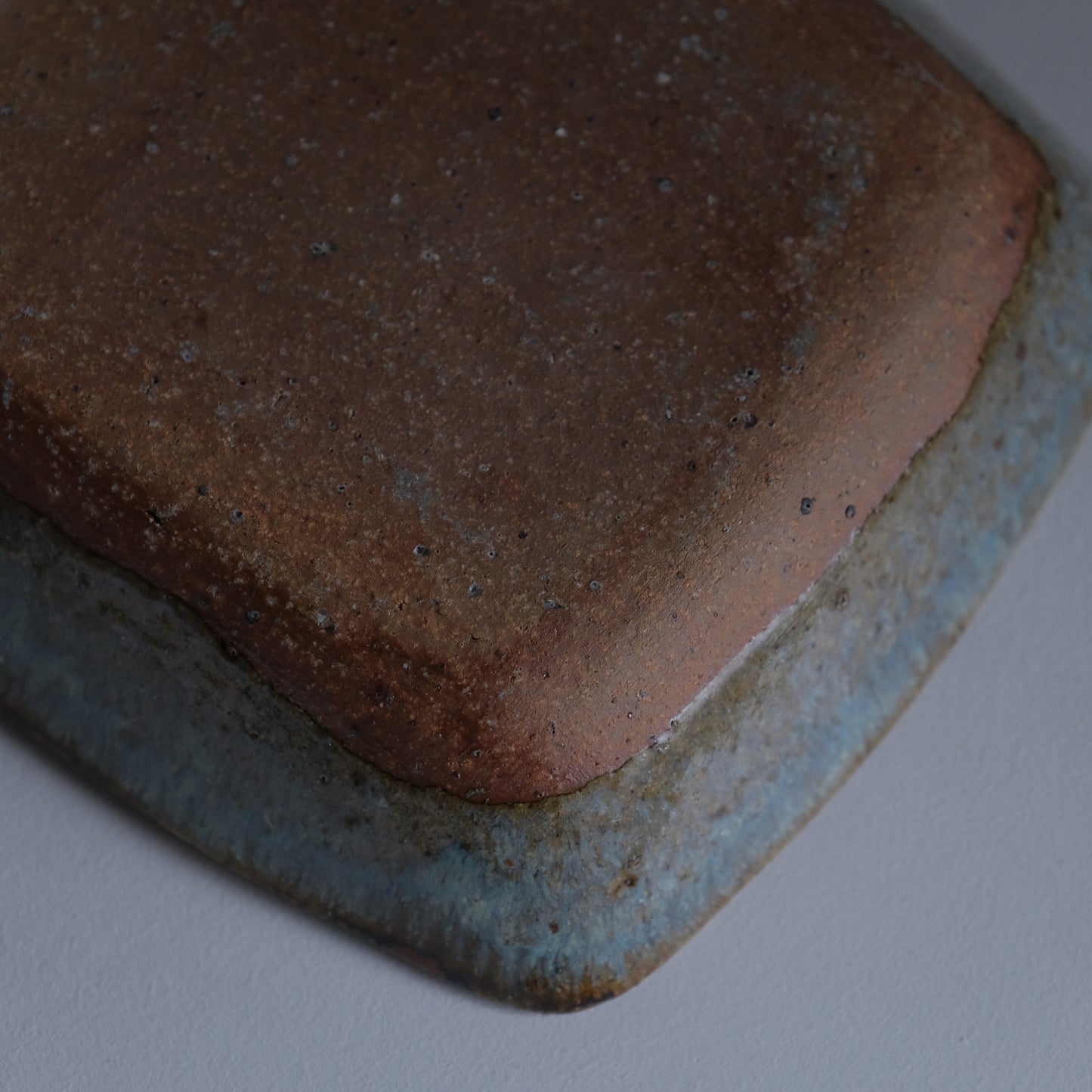 糠釉紋押角鉢 / 倉敷青木窯（三宅康太）