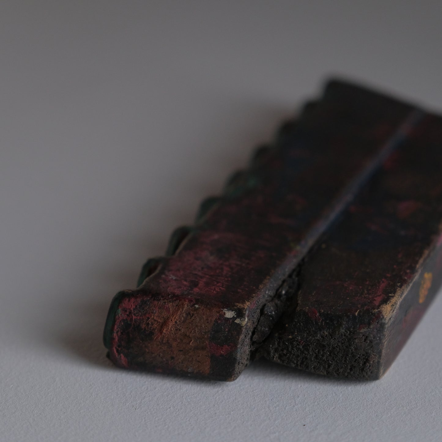 geometric wood block - B（ブロックプリントの版木 ） / インド