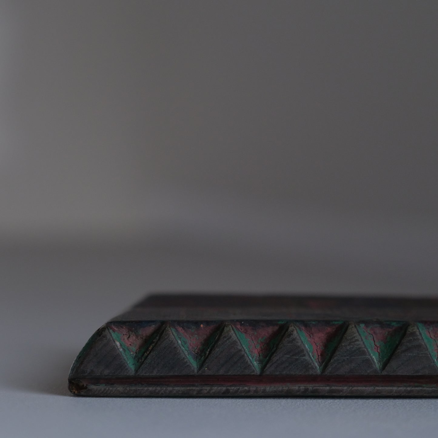 geometric wood block - B（ブロックプリントの版木 ） / インド