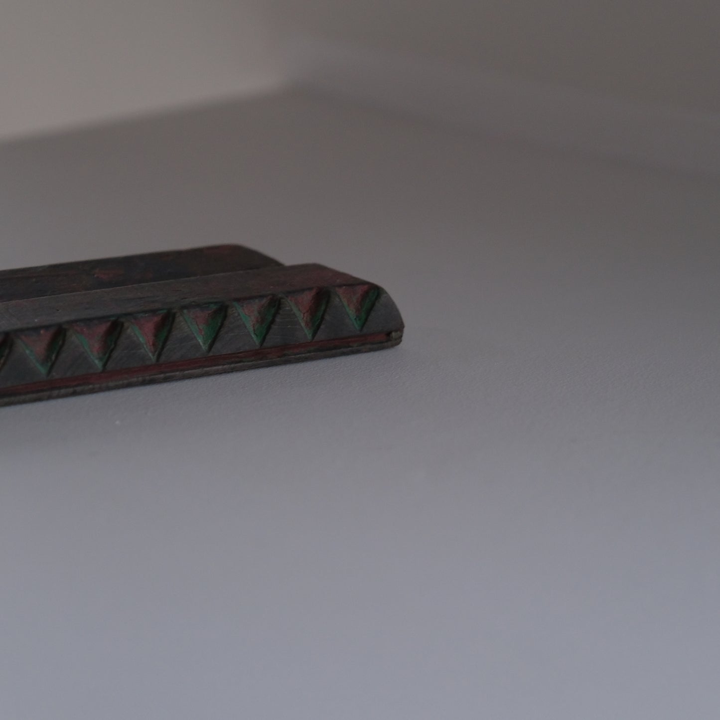 geometric wood block - B（ブロックプリントの版木 ） / インド