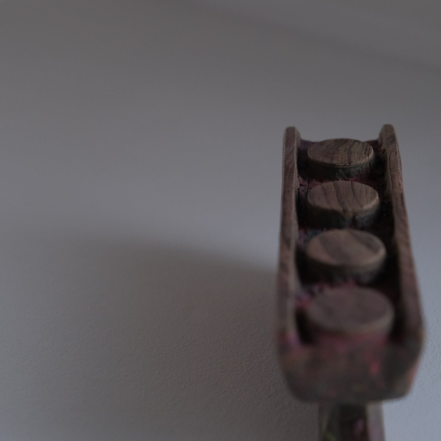 geometric wood block - C（ブロックプリントの版木 ） / インド