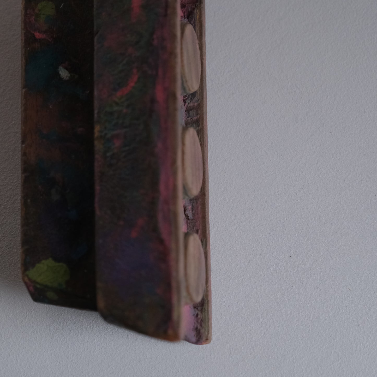 geometric wood block - C（ブロックプリントの版木 ） / インド