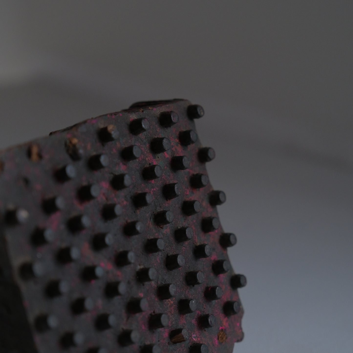 geometric wood block - D（ブロックプリントの版木 ） / インド