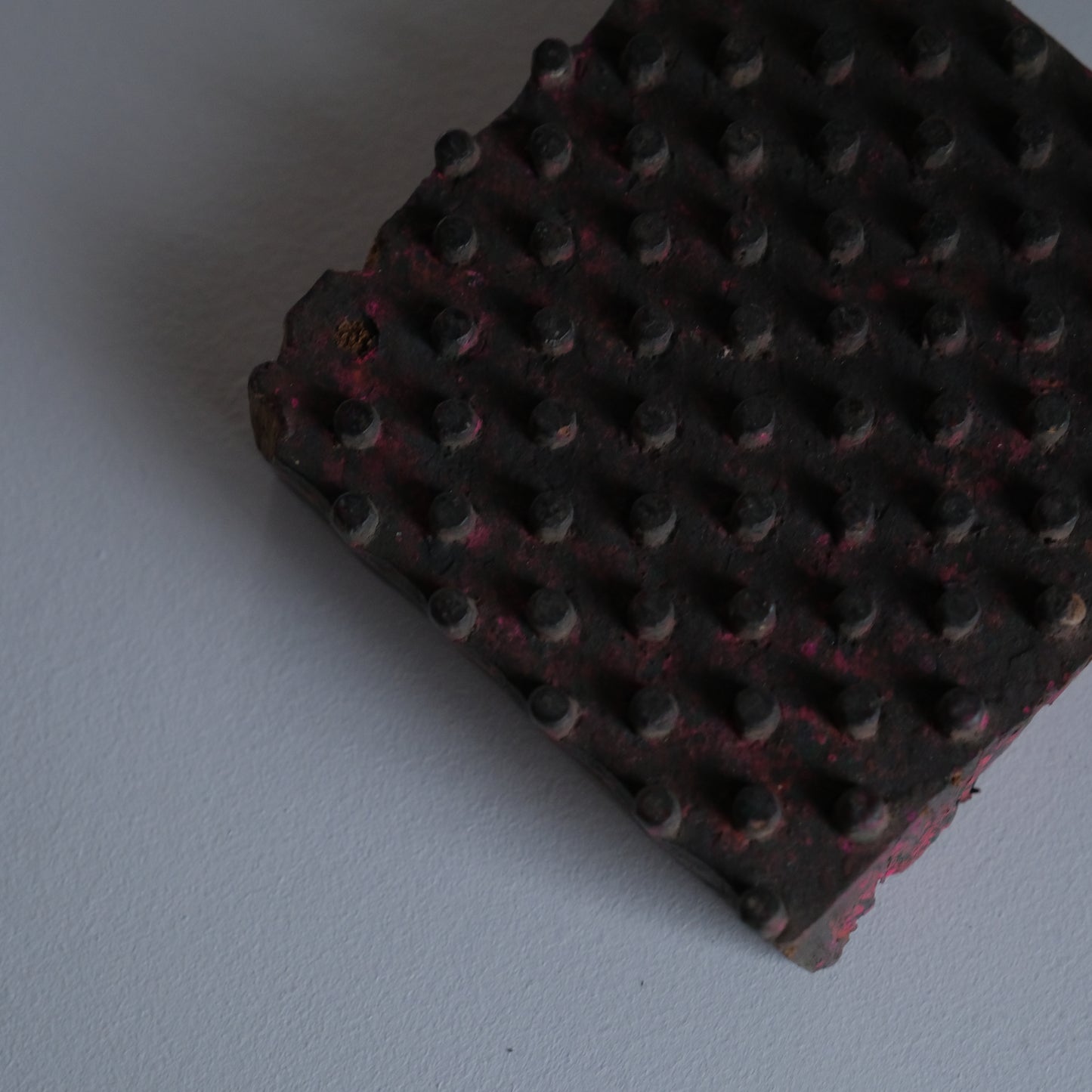 geometric wood block - D（ブロックプリントの版木 ） / インド