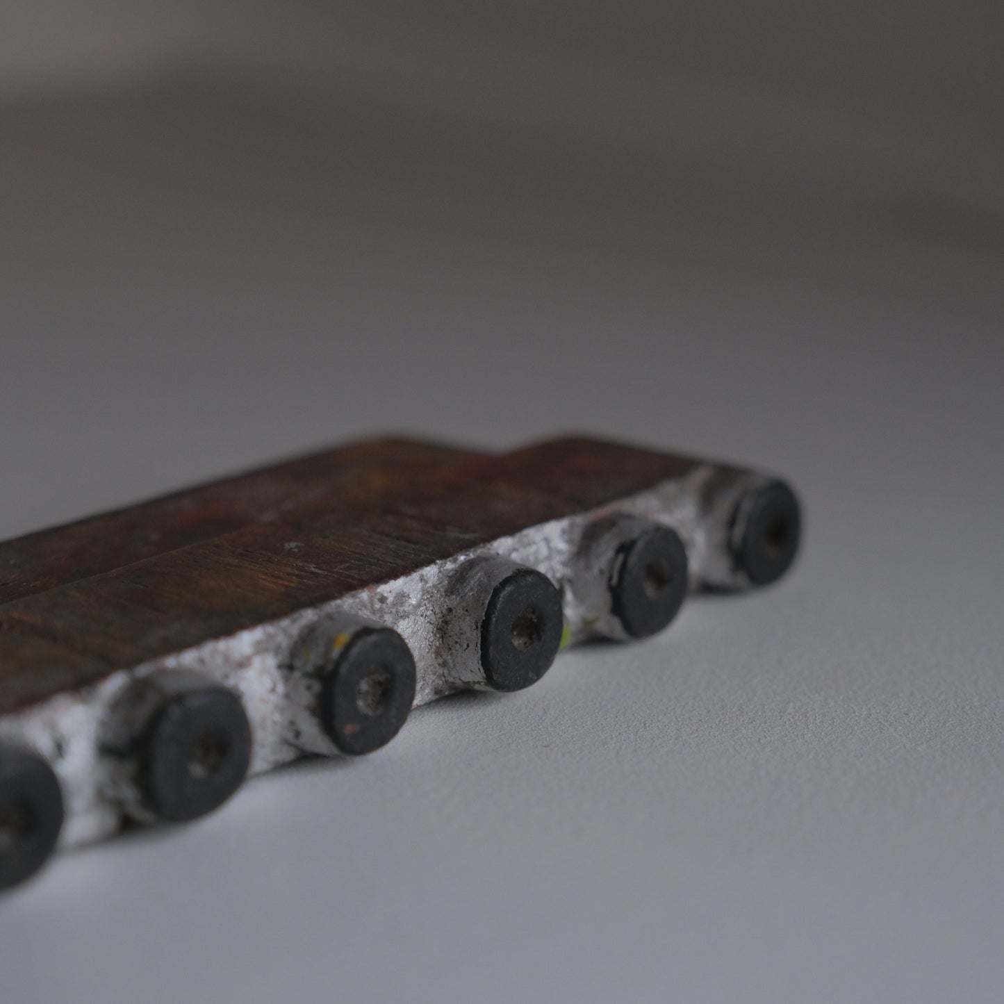 geometric wood block - E（ブロックプリントの版木 ） / インド