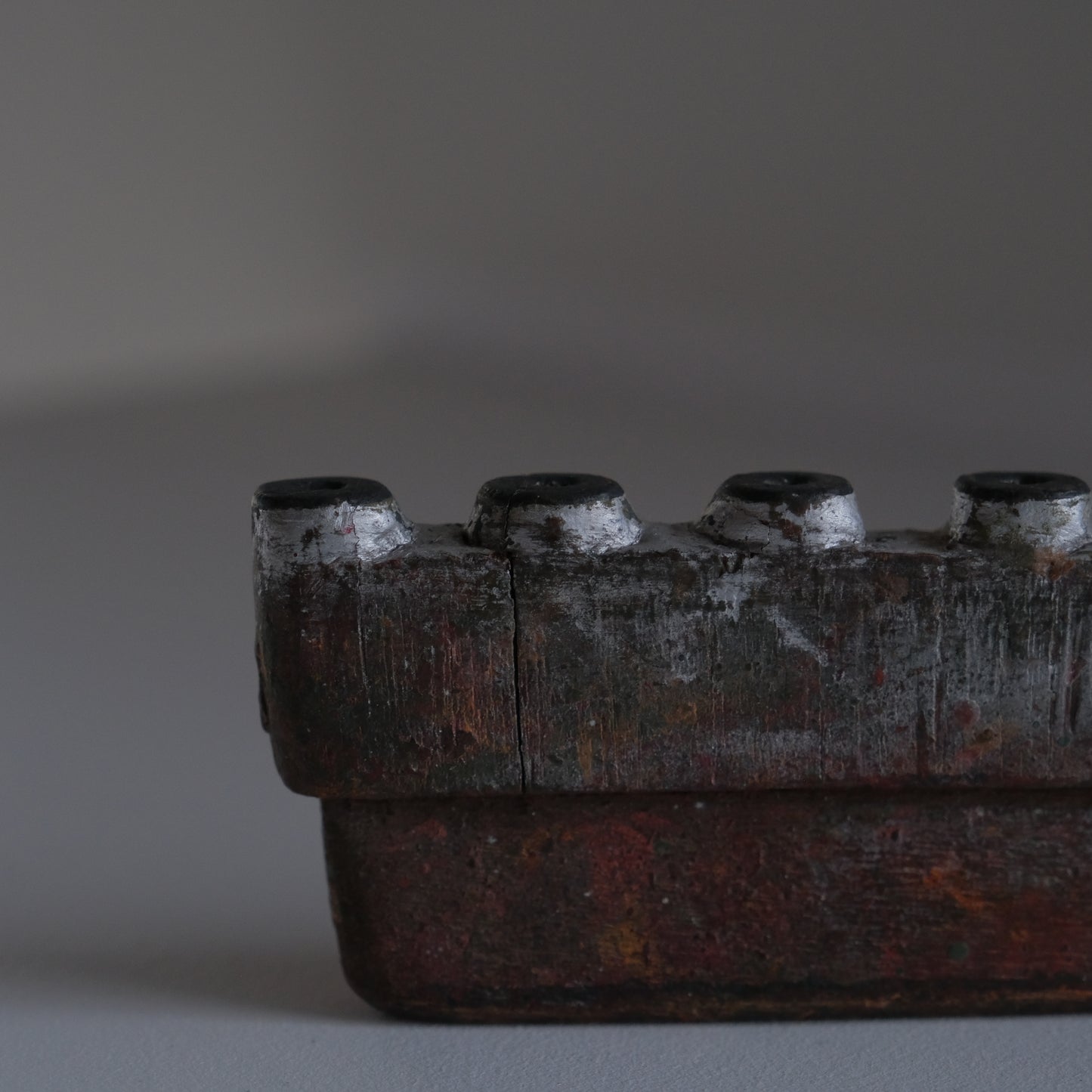 geometric wood block - E（ブロックプリントの版木 ） / インド