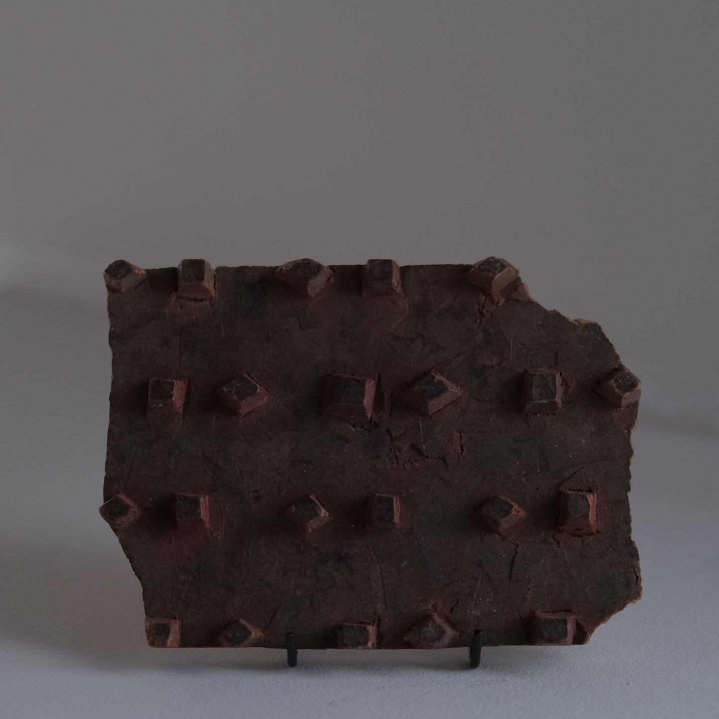 geometric wood block - F（ブロックプリントの版木 ） / インド