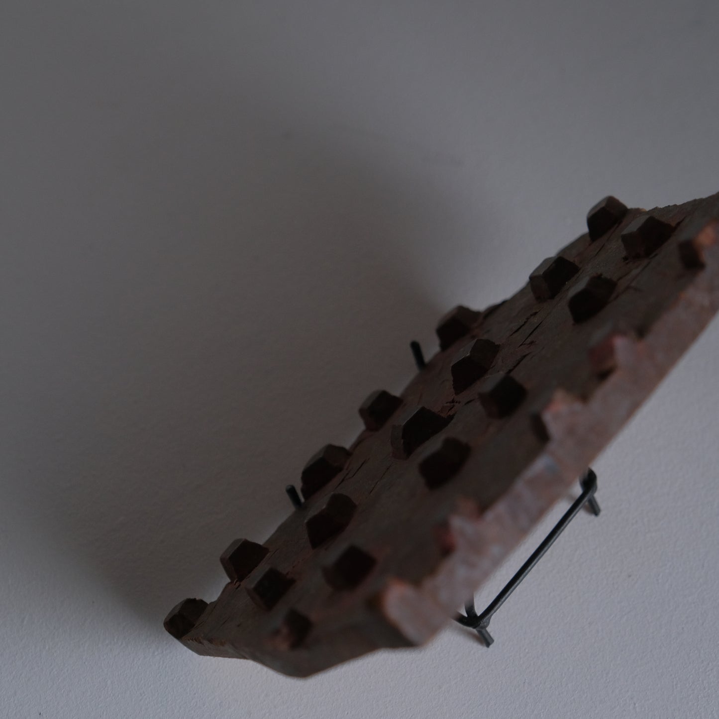 geometric wood block - F（ブロックプリントの版木 ） / インド