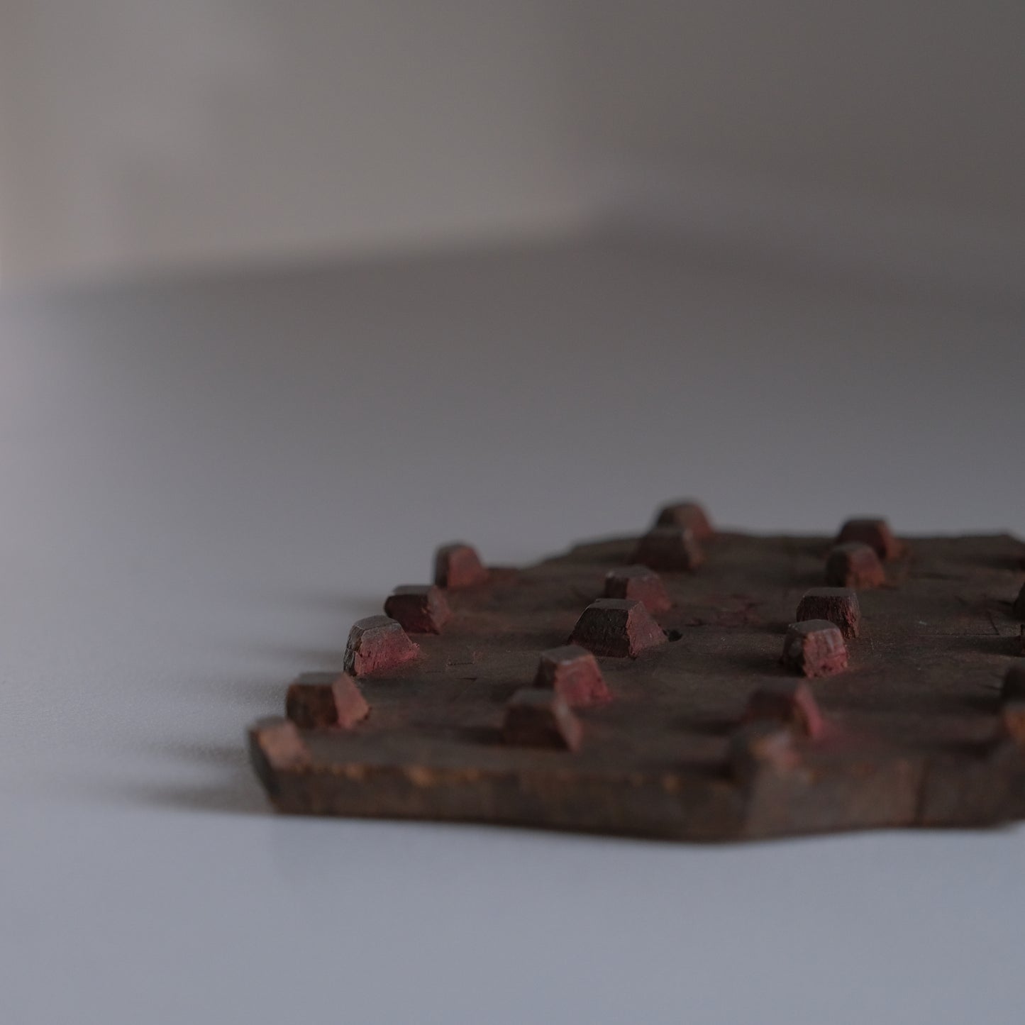 geometric wood block - F（ブロックプリントの版木 ） / インド