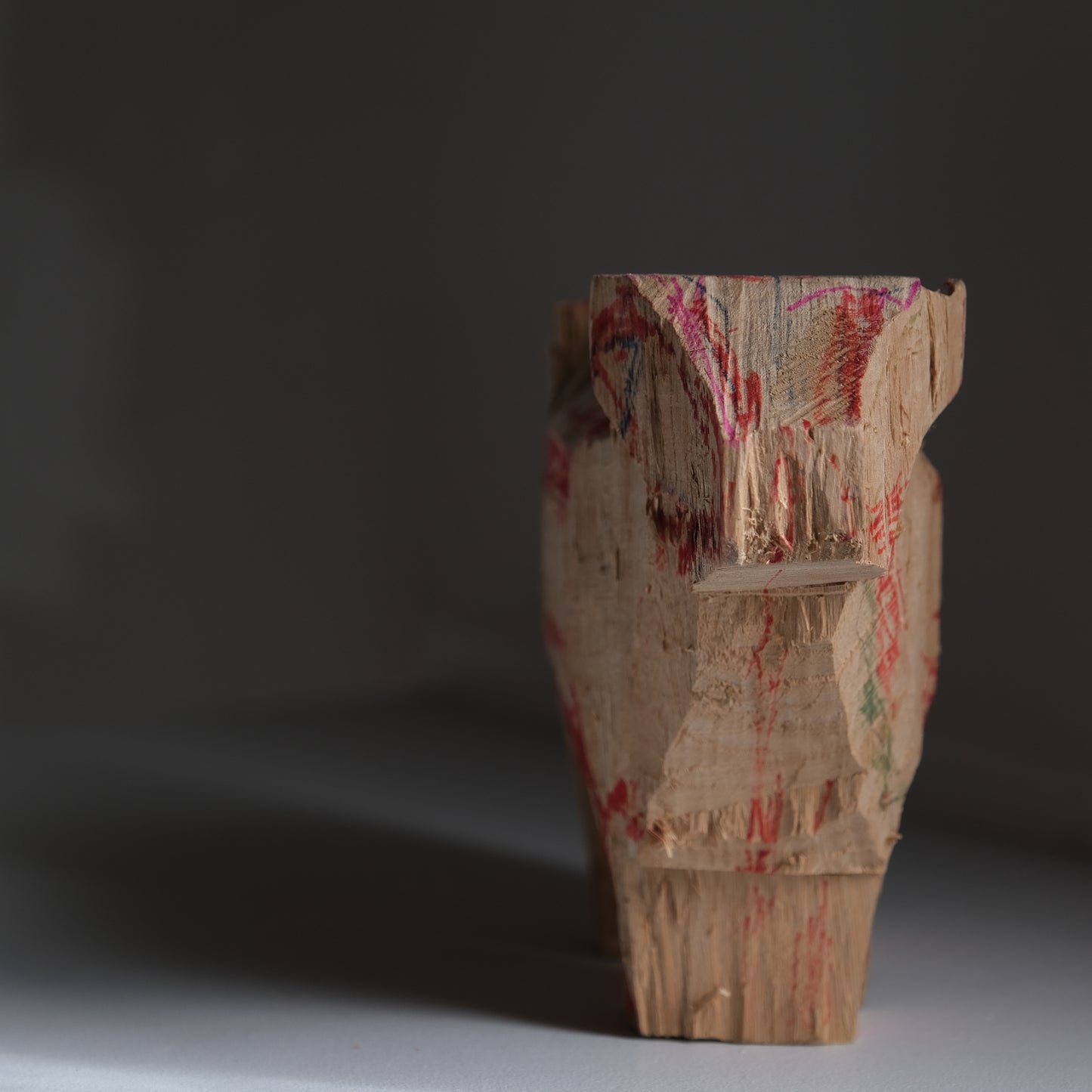 WOODEN SCULPTURE -牛-