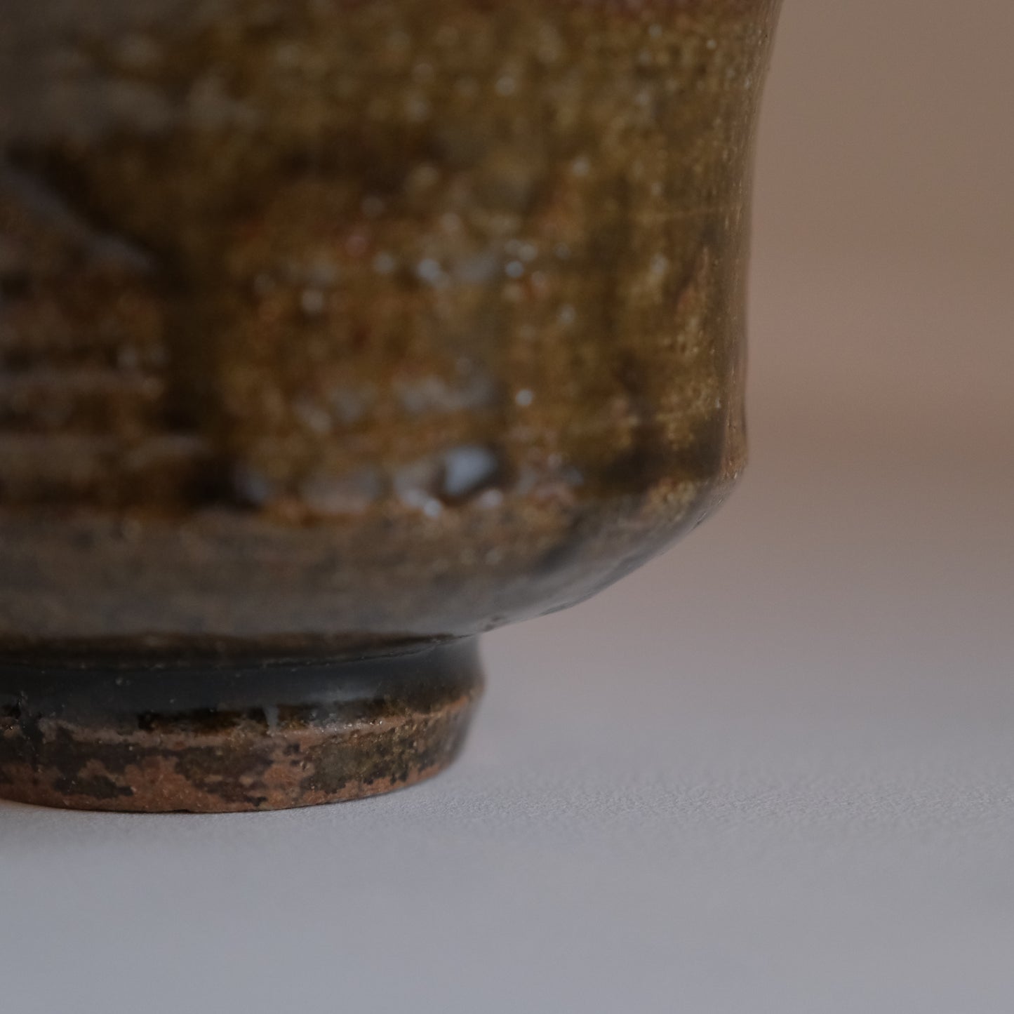 飴釉茶碗/羽島焼