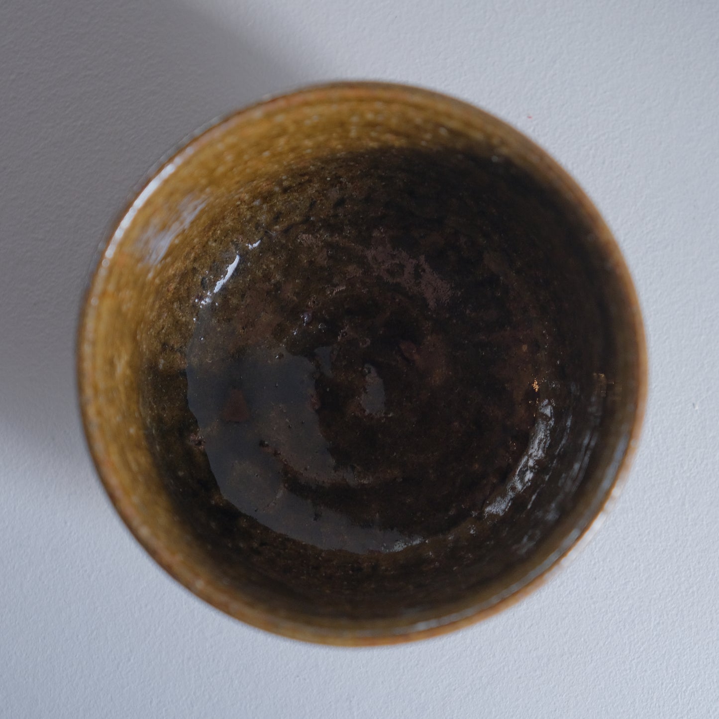 飴釉茶碗/羽島焼