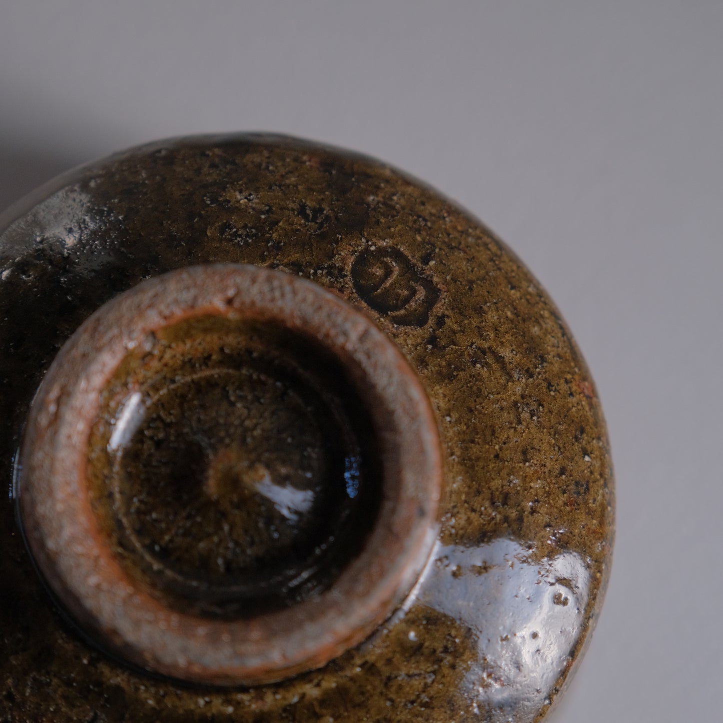 飴釉茶碗/羽島焼