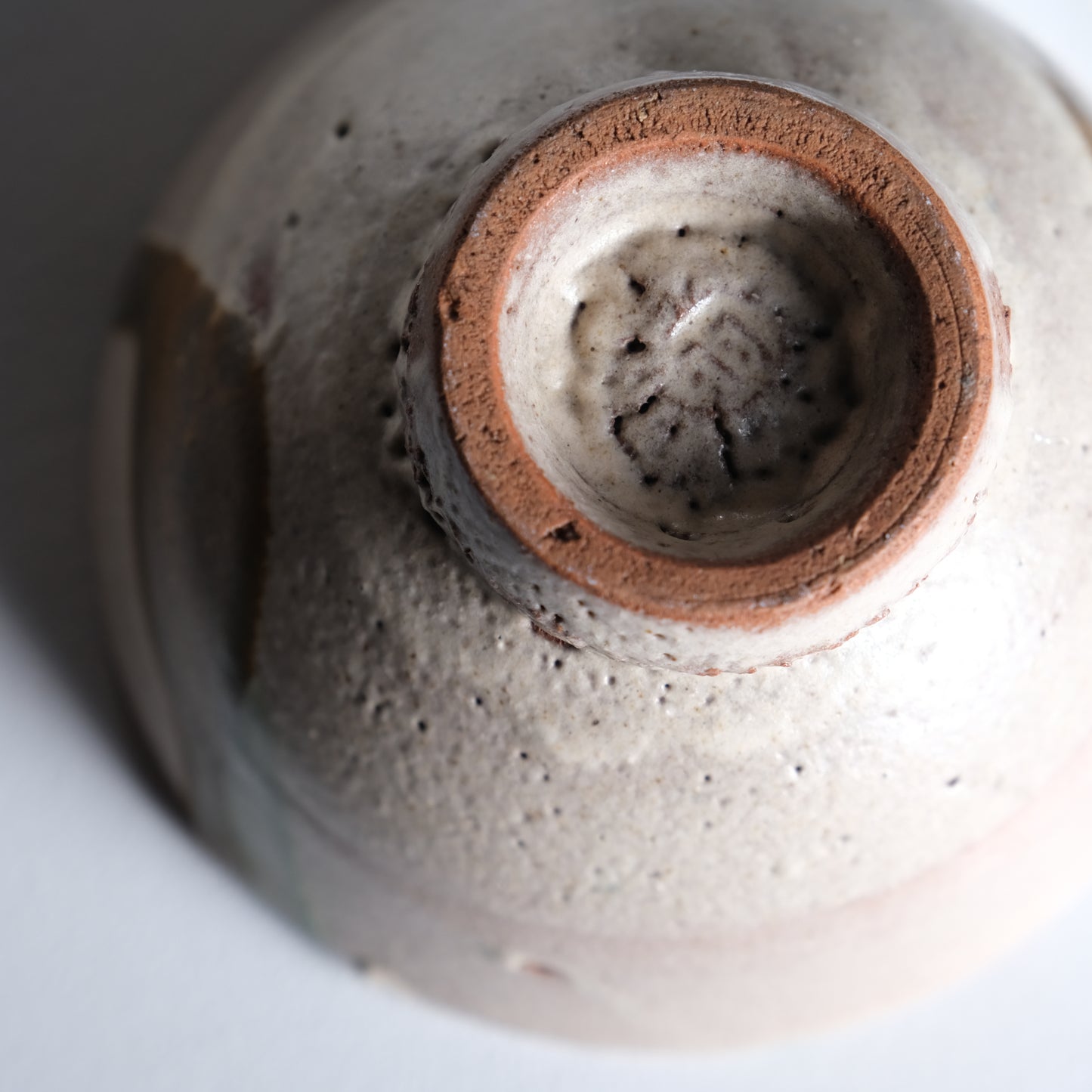 三彩五寸碗/羽島焼