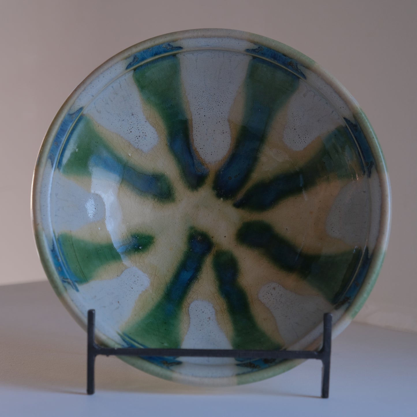 三彩鉢 / 瀬戸本業窯 (六代 水野半次郎)