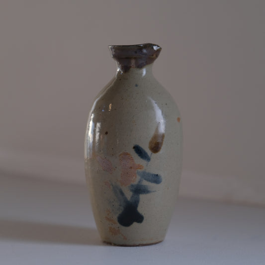 呉須黍紋徳利A / 壺屋焼