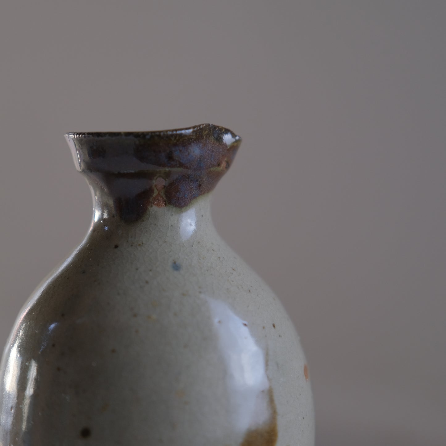 呉須黍紋徳利A / 壺屋焼