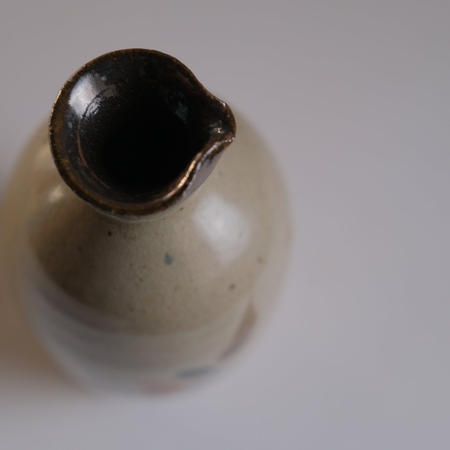 呉須黍紋徳利A / 壺屋焼