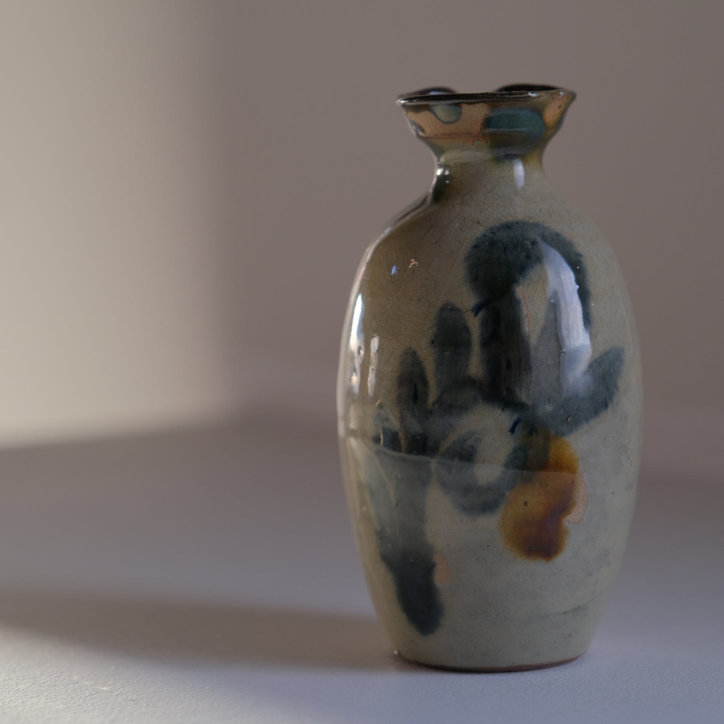 呉須唐草紋徳利B / 壺屋焼