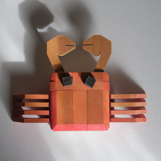 組木パズル - カニ- / 山中組木工房