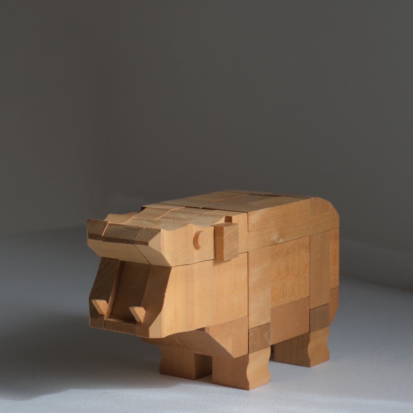 組木パズル - カバ- / 山中組木工房