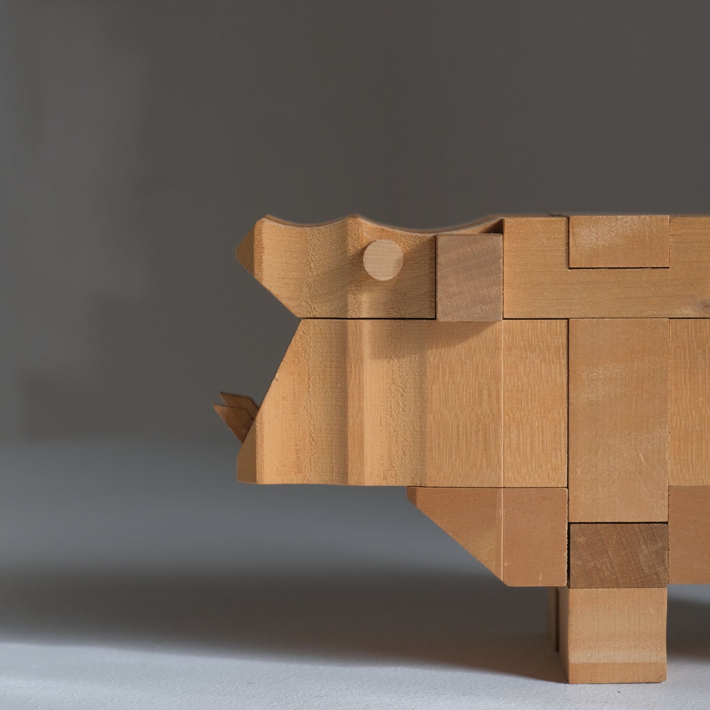 組木パズル - カバ- / 山中組木工房