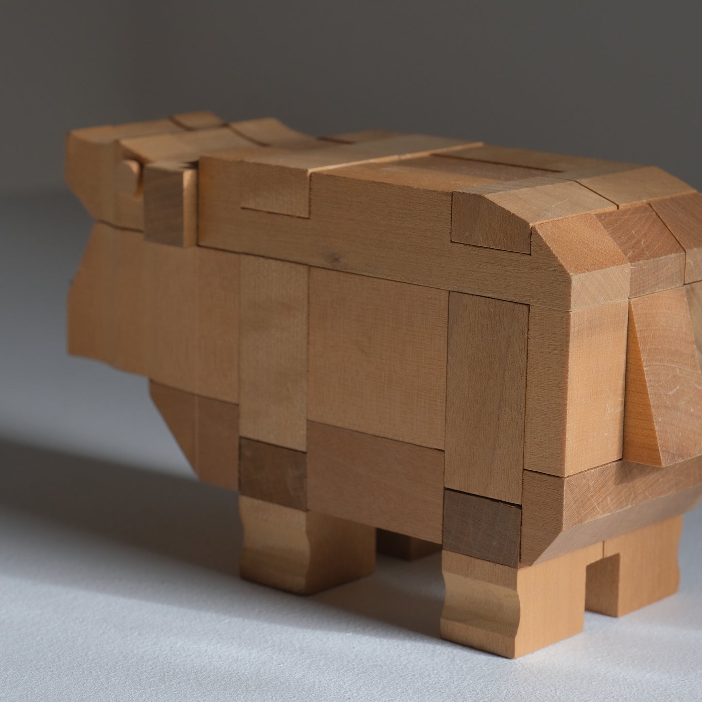 組木パズル - カバ- / 山中組木工房