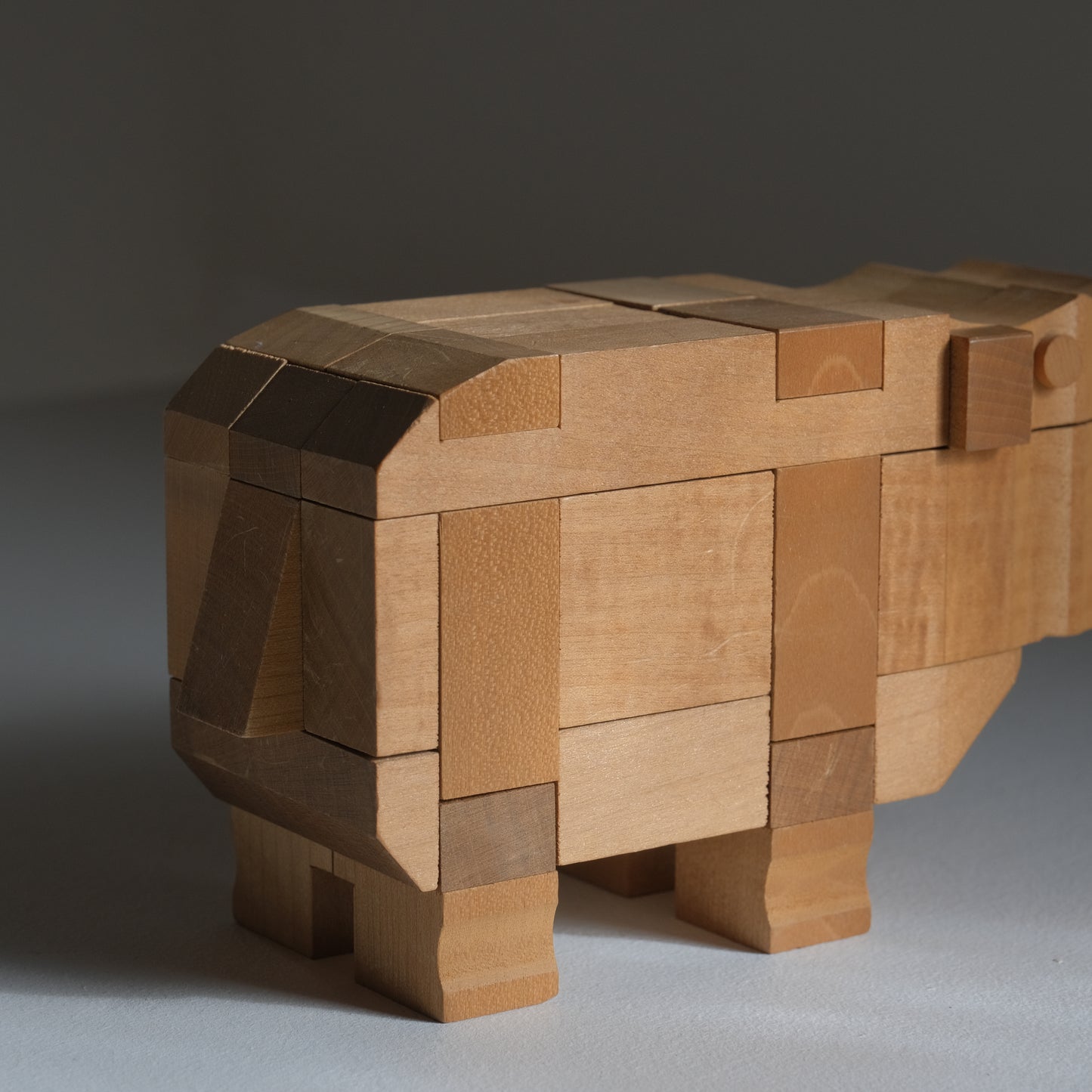 組木パズル - カバ- / 山中組木工房