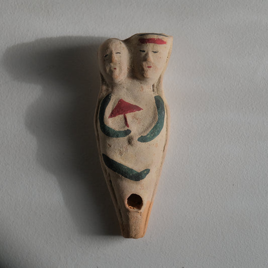 赤坂土人形 -相合傘- / 福岡