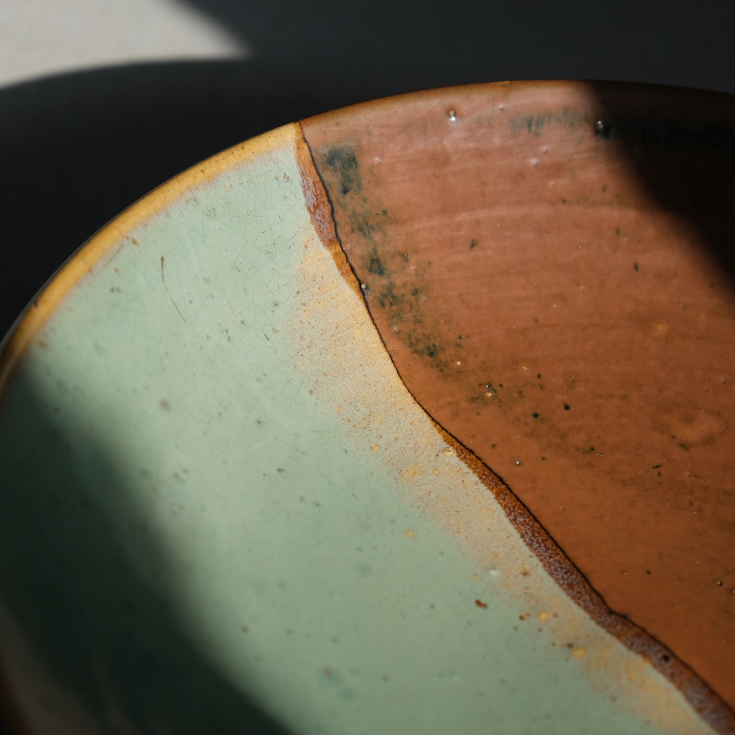 掛分尺皿 / 牛ノ戸焼