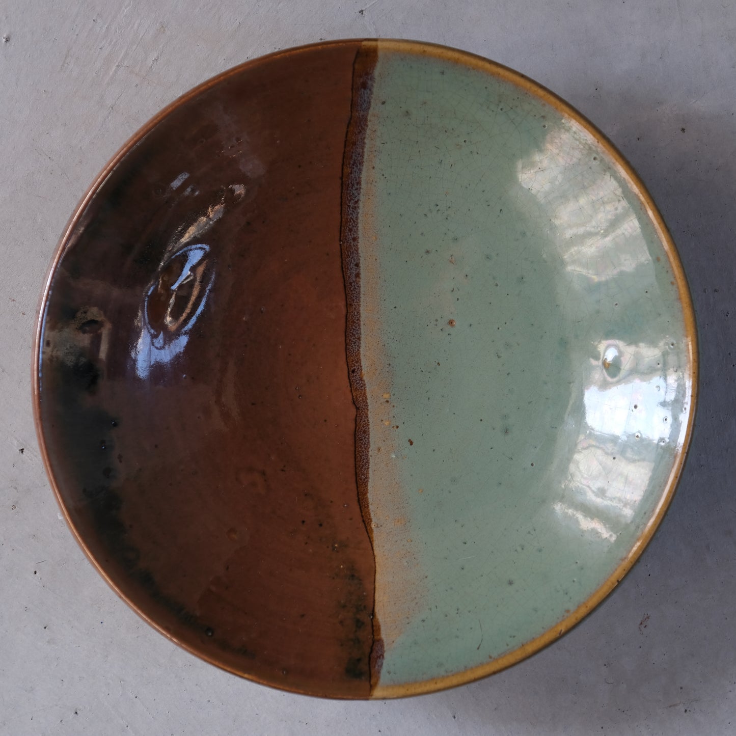 掛分尺皿 / 牛ノ戸焼