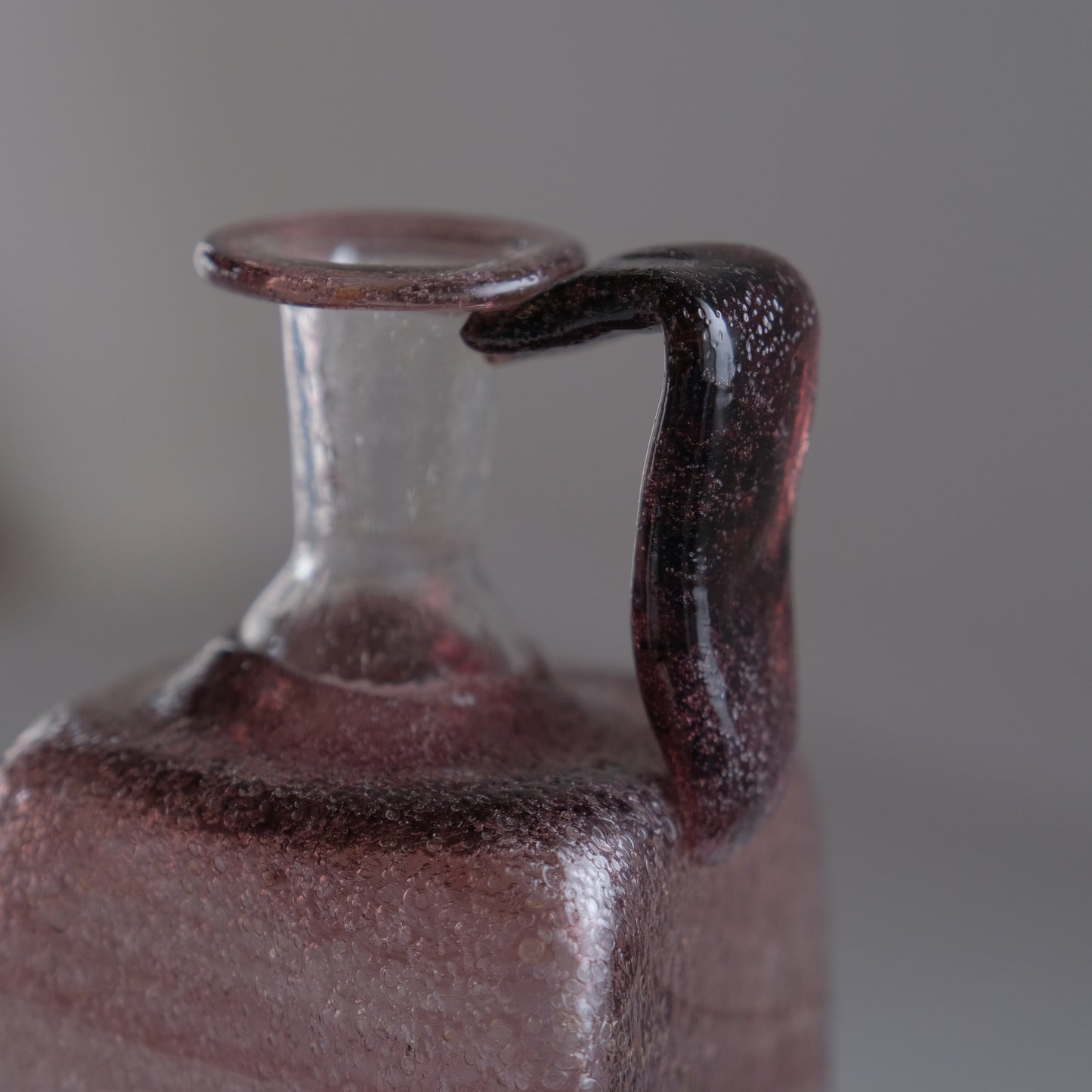 手付角瓶 / 倉敷ガラス （小谷眞三）