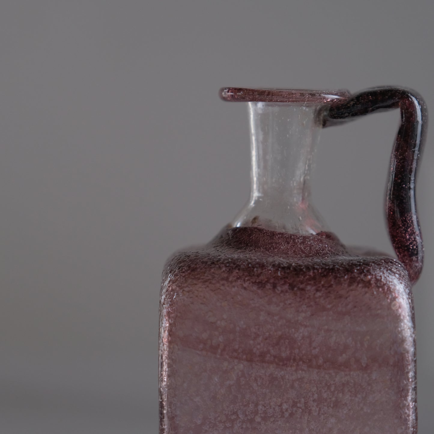 手付角瓶 / 倉敷ガラス （小谷眞三）